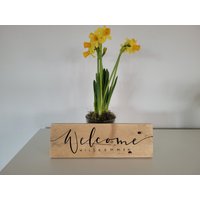 Holzschild - Welcome/Willkommen | Altholz Holzschild - Welcome/Willkommen | Altholz von HeartworkGermany