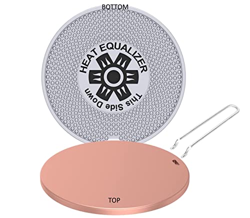 The Heat Equalizer Heat Diffuser for Gas Stove - Aluminum & Copper Alloy, Hot Plate & Stove Burner Cover, Ring Plate Cover - 9.25 inch The Heat Equalizer Heat Diffuser for Gas Stove - Aluminum & Copper Alloy, Hot Plate & Stove Burner Cover, Ring Plate Cover - 9.25 inch von Heat Equalizer