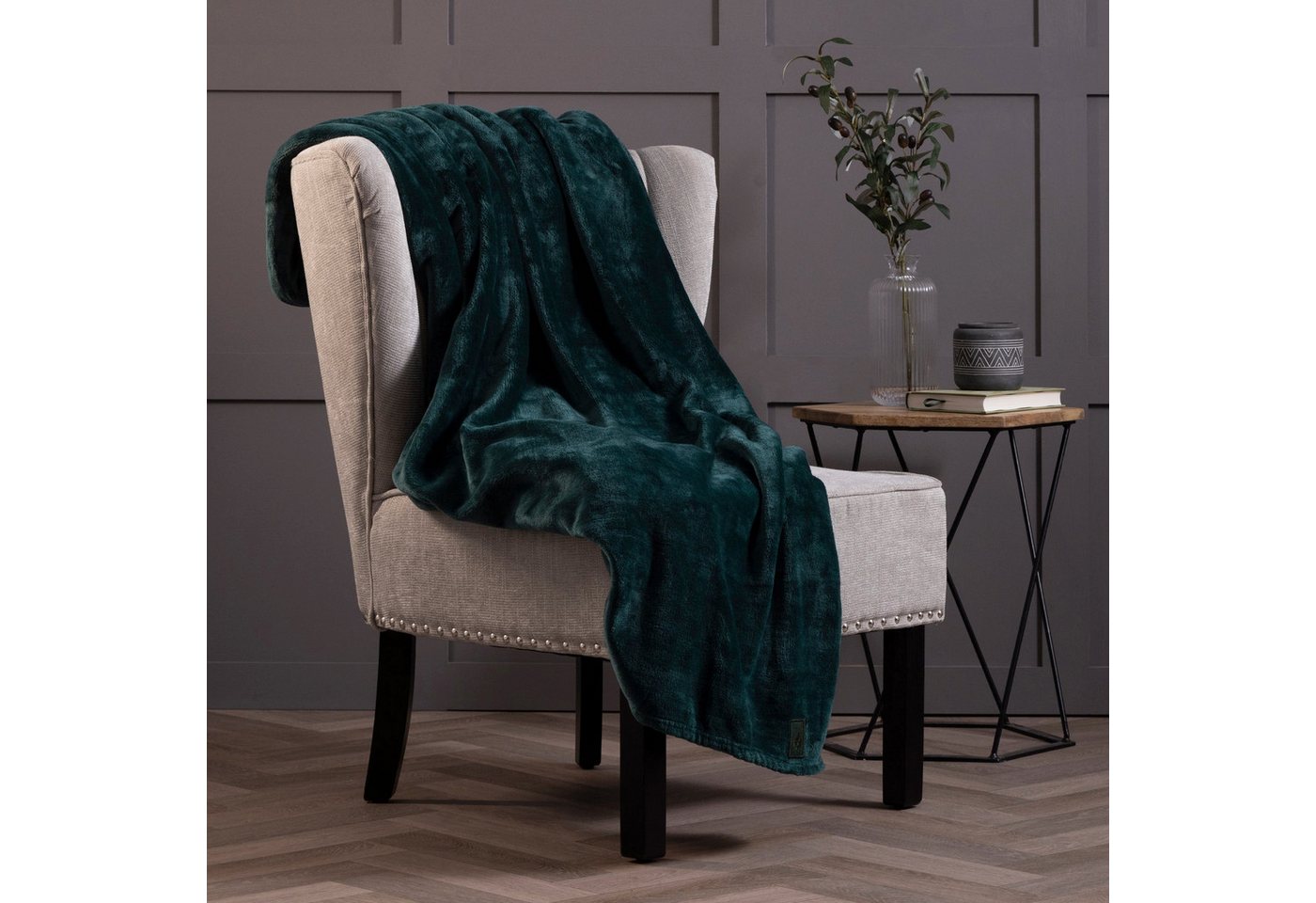 Wohndecke Snuggle Ups Luxus Fleecedecke / Wurdecke 180 x 200 cm, Heat Holders von Heat Holders