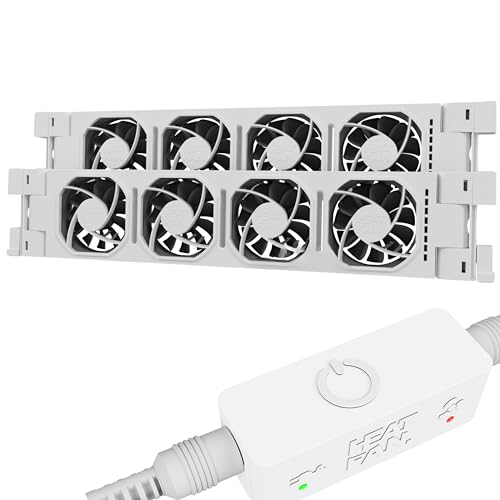 Heatfan 4 Heizkörper ventilator - Heizkörperlüfter mit WiFi-App flüsterleise <20 dB, spart bis 40% Heizkosten, einfache Montage universell lange Lebensdauer, für Heizkörper bis 70-100cm - 2 Stück Weiß Heatfan 4 Heizkörper ventilator - Heizkörperlüfter mit WiFi-App flüsterleise <20 dB, spart bis 40% Heizkosten, einfache Montage universell lange Lebensdauer, für Heizkörper bis 70-100cm - 2 Stück Weiß von Heatfan