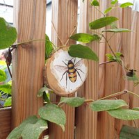 3Er Set Holzhänger Biene 3Er Set Holzhänger Biene von HeathersDekoShop