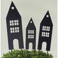 3Er Set Stecker Haus von HeathersDekoShop