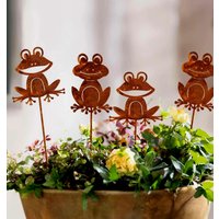 Gartenstecker Frosch 4Er Set Gartenstecker Frosch 4Er Set von HeathersDekoShop