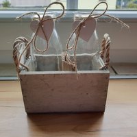 Holzkasten Mit Griffen Holzkasten Mit Griffen von HeathersDekoShop