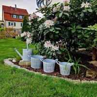 Zink Pflanztopf "Garden" 3Er Set von HeathersDekoShop