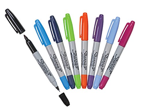Heathrow Scientific HD15094 Sharpie Permanenarker, Kombination aus sehr feinen Spitze, Assortiert (8-er Pack) von Heathrow Scientific