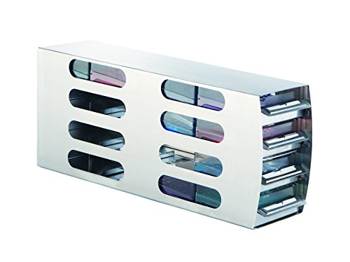 Heathrow Scientific HD2864 Arctic Squares Edelstahl-Rack für Gefrierschränke, horizontal, 4 Schubladen von Heathrow Scientific