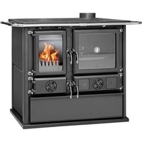 Festbrennstoffherd "Heathus Küchenofen "Cook Premium" Pure Black", Ofenherd zum Heizen, Kochen & Backen Festbrennstoffherd "Heathus Küchenofen "Cook Premium" Pure Black", Ofenherd zum Heizen, Kochen & Backen von Heathus