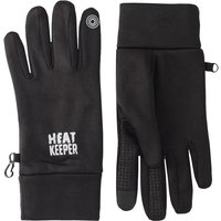 Heatkeeper Fleecehandschuhe, mit Silikon-Finish an der Handfläche und I-Touch-Profile an Daumen von Heatkeeper