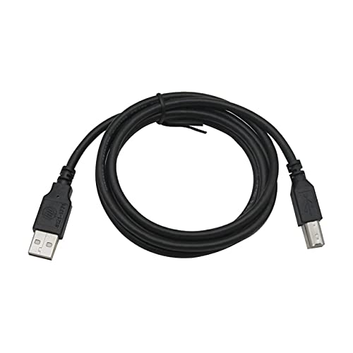 CHENJIAO Druckerzubehör USB-Kabel Druckerkabel Typ A auf B Druckerleitung für Canon für HP für Samsung für Brother für Lexmark Computerkabel (Color : Black) von Heaveant