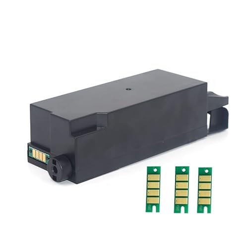 Druckerzubehör IC4. Wartungstank for RICOH SG400 SG500 SG800 SG1000 SG2010L SG2010N SG2100 SG2100L SG2100N SG3100 SG3100SF SG3100SNW (Color : Tank and chip) von Heaveant