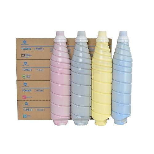 Druckerzubehör Tn615. Toner Original C8000 Tonerpulver for KM C6500 6501 6000 7000 (Color : BK) von Heaveant