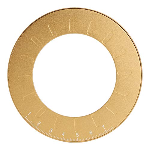 Kreiszeichner Kreise Zeichenwerkzeug, 12,5 cm Kreis-Zeichenwerkzeug aus Edelstahl, 360-Grad-Messlineal, Zeichnung Messwerkzeug von Heaveant