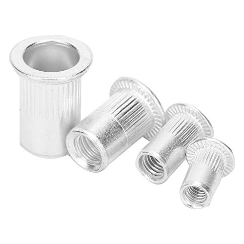 Heaveant Nietmuttern Sortiment, 100Stücke Blindnietmuttern Set Aluminium Nietmutter M4 M5 M6 M8 Nietmuttern Hardware-Zubehör von Heaveant