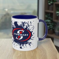 stormers Rugby Supporter Zweifarbige Kaffeetasse, 11Oz. Wp Western Provinz Tasse. Dhl von HeavyArtedDesigns