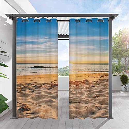 Heavyoff Outdoor Vorhänge Wasserdicht, Wetterfest Sichtschutz Terrasse Sonnenschutz für Balkon Veranda Pergola Gartenlaube 1 Stück, Stil 14, 213x213cm Heavyoff Outdoor Vorhänge Wasserdicht, Wetterfest Sichtschutz Terrasse Sonnenschutz für Balkon Veranda Pergola Gartenlaube 1 Stück, Stil 14, 213x213cm von Heavyoff