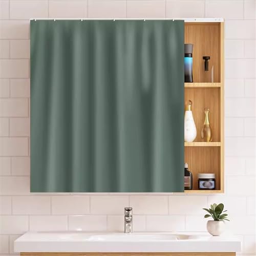 Heavyoff Scheibengardine Blickdicht Vorhang Privatsphäre Fenstervorhang Gardine Schals Scheibengardinen Fensterschal für Küche Wohnzimmer Landhaus Grau, 120x70cm(B x H) von Heavyoff
