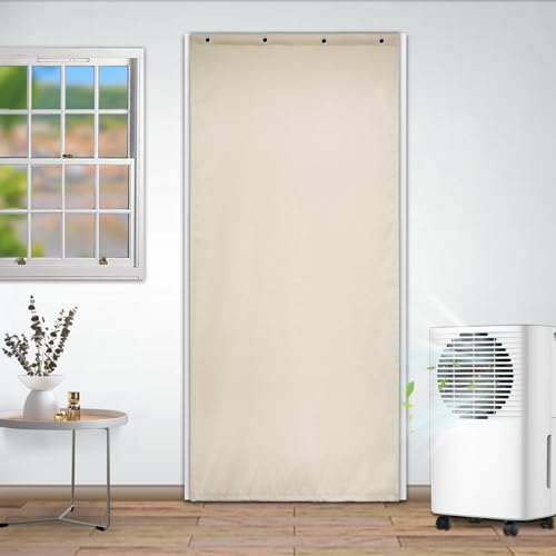 Heavyoff Wärmeschutzvorhang für Türen, Themovorhang Kälteschutz Haustür Türvorhang Kälteschutz Wasserdicht Isolier Schutz Vorhang Beige, 120x210cm Heavyoff Wärmeschutzvorhang für Türen, Themovorhang Kälteschutz Haustür Türvorhang Kälteschutz Wasserdicht Isolier Schutz Vorhang Beige, 120x210cm von Heavyoff