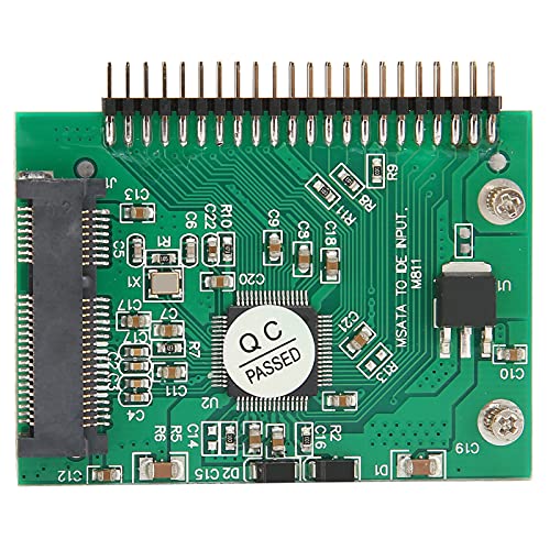 Adapterkarte PCIE MSATA SSD auf 44 Pin IDE Festplattenkonverter Leser Computerzubehör,Plug and Play,MSATA SSD auf 44Pin IDE Adapterplatine von Heayzoki