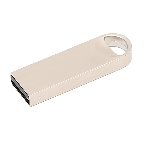 Heayzoki USB 2.0-Speicherlaufwerk, U-Disk-Flash-Laufwerk, Stifttreiber, Wasserdichtes Plug-in-Datenspeicher-Sicherungsgerät, Metallmaterial U-Disk, Langlebig.((64GB)) von Heayzoki