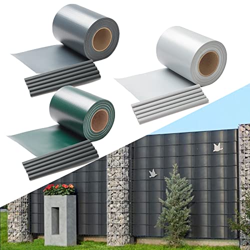 Hebitod Sichtschutzstreifen PVC Doppelstabmatten 2er Set - 2 Rollen 70m x 19cm Stabmattenzaun mit 120 Clips Sichtschutzstreifen Gartenzaun Zaunfolie Sichtschutz Windschutz - Anthrazit Hebitod Sichtschutzstreifen PVC Doppelstabmatten 2er Set - 2 Rollen 70m x 19cm Stabmattenzaun mit 120 Clips Sichtschutzstreifen Gartenzaun Zaunfolie Sichtschutz Windschutz - Anthrazit von Hebitod
