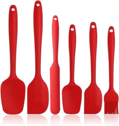 *** 6 Teile Silikon Spatel Silikon Küchenutensilien -Set - Hitze -resistente und nicht sticke Beschichtung, Lebensmittel -sicherer Silikon -Teigspatel zum Kochen, Backen und Mischen - Küche - von *** 6 Teile Silikon Spatel Silikon Küchenutensilien -Set - Hitze -resistente und nicht sticke Beschichtung, Lebensmittel -sicherer Silikon -Teigspatel zum Kochen, Backen und Mischen - Küche - von von Heble