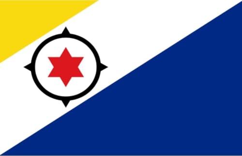 *** Große Bonaire Flag 90x150cm - Bonaire Flag - Van Heble® *** von Heble