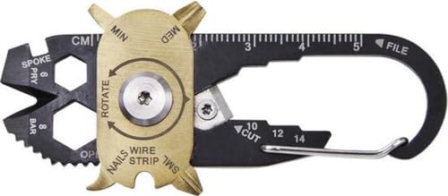 *** Multitool -Schlüsselbund - 20 Funktionen in 1 Tool - Überlebensgadget - Van Heble® *** von Heble