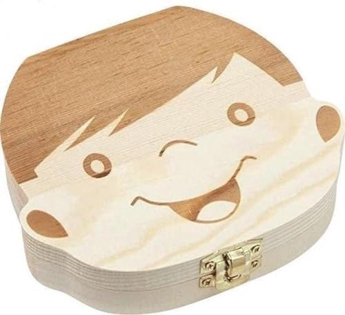 Heble *** Zahnbox Junge - Mutterschaftsgeschenk - Milchzähne - Erinnerungen - Save - Van von Heble