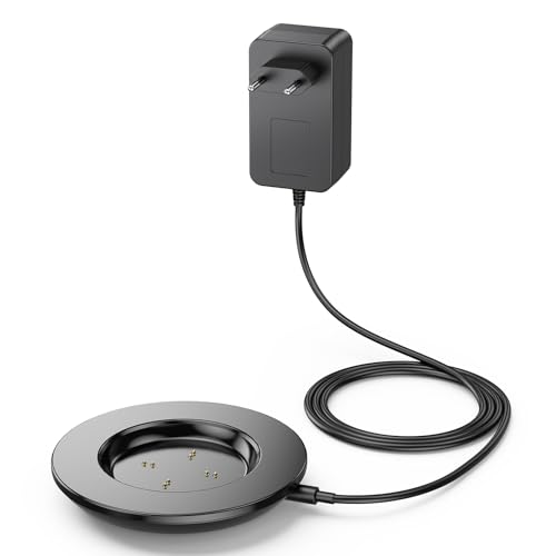 Ladeuntersetzer 2 für Ember Smart Mug 2 – Drahtloses Aufladen mit Temperatureinstellung und App - Steuerung – Ersatzstromadapter Stand Ladegerät Schwarz von Heblumin