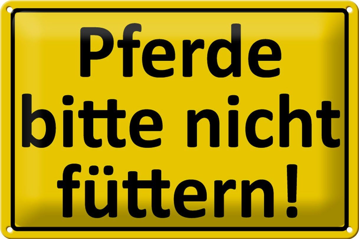 Hebold Metallschild Schild-Blech Warnschild 30x20cm Pferde bitte nicht füttern Hebold Metallschild Schild-Blech Warnschild 30x20cm Pferde bitte nicht füttern von Hebold