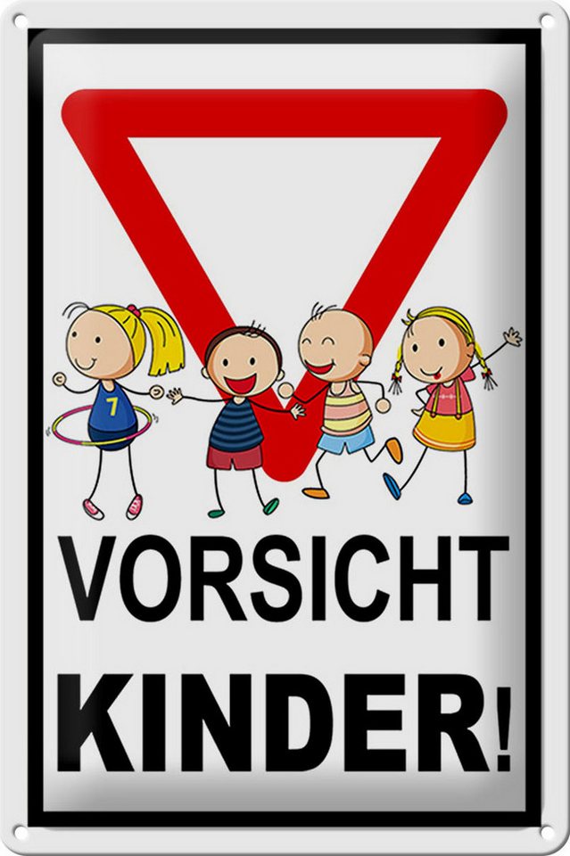 Hebold Metallschild Schild Blech 20x30cm - Made in Germany - Warnschild Vorsicht Kinder Me Hebold Metallschild Schild Blech 20x30cm - Made in Germany - Warnschild Vorsicht Kinder Me von Hebold