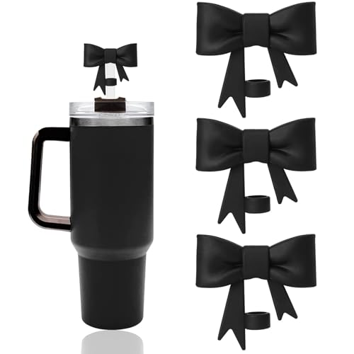 Hebterrka Strohhalm Abdeckung Mit Kreativem Design, 3er-Set, Passend Für Stanley 30 Oz Und 40 Oz Tumbler, Wiederverwendbar, Perfekt Für Outdoor-Aktivitäten Und Abenteuer von Hebterrka