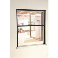 Alu Insektenschutz Rollo 130x160cm anthrazit von Hecht