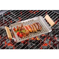 Grillschale Padella mit Holzgriffe von Hecht