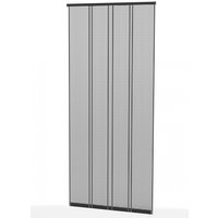 Klemm Lamellenvorhang "COMFORT" 100x220cm anthrazit Klemm Lamellenvorhang "COMFORT" 100x220cm anthrazit von Hecht