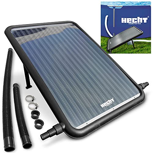 Hecht Solar Poolheizung – 96 x 59 cm Solarkollektor – 12 l Wasserinhalt – 10.000 l/h Durchflussmenge – Zubehör für Ihren Swimmingpool zum Erwärmen des Wasser – Solarheizung – Pool-Solarheizung von Hecht