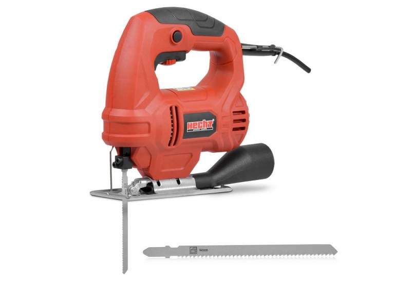 Hecht Stichsäge 450 Watt mit Absaugfunktion 3000 U/min, 45° Gehrungsschnitte, Holz bis 5mm, Metall bis 6mm von Hecht