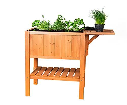 Hochbeet Beet aus Holz H80cm Volumen 80 Liter 301220508-HE von Hecht