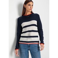 HECHTER PARIS Streifenpullover, mit Kontrastkante von Hechter Paris