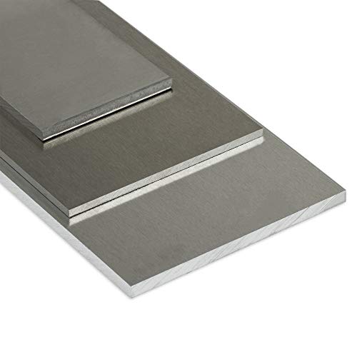 Aluminium Blech AlMg3 | Stärke: 3mm | BxL 100x100mm (10x10cm) Zuschnitt von Heck & Sevdic GbR
