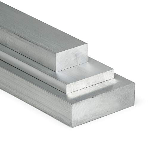 Aluminium Flach 80x20mm - Länge = 1000mm (100cm) Flachstange zum Drehen, Fräsen, Bohren, Sägen von Heck & Sevdic GbR