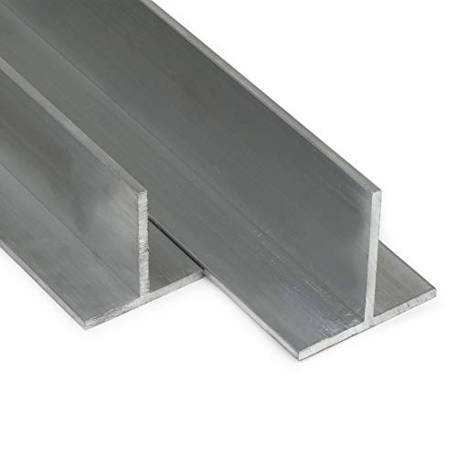 Aluminium T-Profil AlMgSi05 | BxHxS 15x15x2mm | L: 1300mm (130cm) auf Zuschnitt von Heck & Sevdic GbR