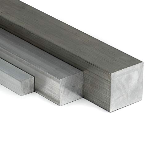 Aluminium Vierkant 30x30mm Länge = 2000mm (200cm) zum Drehen, Fräsen, Bohren, Sägen von Heck & Sevdic GbR