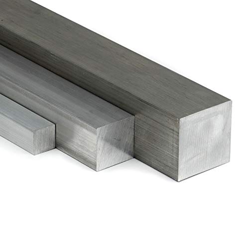 Aluminium Vierkant 40x40mm Länge = 750mm (75cm) zum Drehen, Fräsen, Bohren, Sägen von Heck & Sevdic GbR