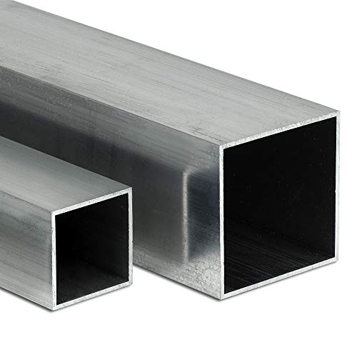 Aluminium Vierkantrohr AW-6060 - 60x60x4mm | L: 1700mm (170cm) auf Zuschnitt von Heck & Sevdic GbR