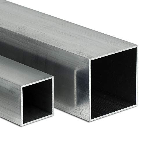 Aluminium Vierkantrohr AW-6060 - 80x80x4mm | L: 600mm (60cm) auf Zuschnitt von Heck & Sevdic GbR