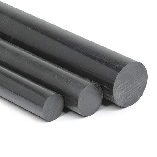 POM Rundstab schwarz Ø 130 mm - Länge 100 mm - massiver Kunststoffstab von Heck & Sevdic GbR