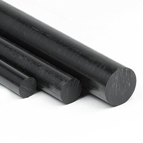 Polyamid PA6 Rundstab schwarz Ø 100 mm - Kunststoffstab in der Länge 350 mm - Polyamid Rundmaterial auf Zuschnitt von Heck & Sevdic GbR