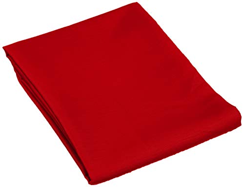 Heckett Lane Uni Satin Bolster Pillow Case, Aurora Red, 25 x 90 cm von Heckett Lane
